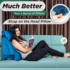 Du Babo Lumbar Support Pillow Triangle Sponge Slow Rebound Ergonomic Bed Headboard <b>Cushion</b> - Product Image 5