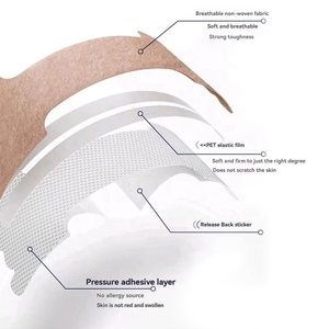 Tiras de nariz sin medicamentos OEM para aliviar los ronquidos Tiras de respiración de ronquidos para la nariz bloqueada de resfriados o alergias Aplicación facial - Product Image 2