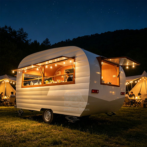 Custom Made Irregular Shape Mobile Vending Kitchen for Coffee Snack Business Food Cart - Product Image 2