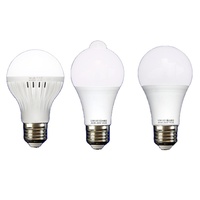 Ampoule LED intelligente 3W 5W 7W 9W 12w 15w E27 ampoule à capteur de son et de lumière PIR capteur de mouvement intelligent lumières Led ampoule à capteur Radar