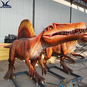 Compre Dinosaurios Animados Realistas de Tamaño Real, Animatrónicos para Espacios Públicos Interiores/Exteriores, Centros Comerciales, Parques de Diversiones y Parques de Aventuras - Product Image 6