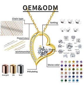 Tendencia personalizada 18K chapado en oro de acero inoxidable primavera broche collar cadenas de moda para el estilo diario para la joyería de verano - Product Image 6