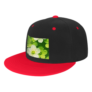 Imagen personalizada Hip Hop Style Flat Bill Sports Sombreros con patrón frontal - Product Image 3