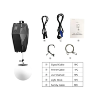 Vente chaude lumière cinétique RGB contrôleur DMX coloré complet treuil LED système de boule de levage lumière matricielle