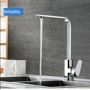 Black Brushed <strong>Square</strong> Tube L Shape Kitchen Faucet Hot Cold Water Sink Mixer <strong>Tap</strong> - Product Image 6