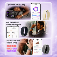 Pulsera Inteligente sin Pantalla con ECG+HRV, Resistente al Agua IP68, Análisis de Salud con IA, SDK Abierto, Monitor de Frecuencia Cardíaca, para ODM