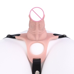 Pantalones de Castidad con Simulación Realista de Pene de Silicona para Hombres y Mujeres, Diversión para Adultos del Mismo Sexo - Product Image 4
