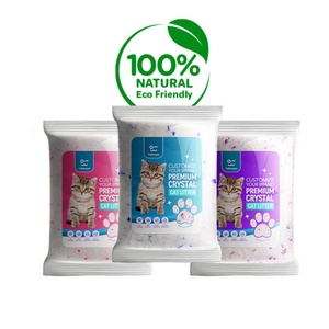 Produit le plus récent et populaire : Litière pour chat en cristal de haute qualité, très absorbante, faible dispersion, écologique, en vrac - Product Image 1