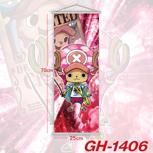 25*70CM vente en gros Anime Luffy Tanjirou <span class=keywords><strong>Nezuko</strong></span> impression affiche murale défilement dessin animé suspendus photos - Product Image 3