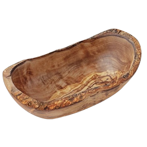 Bol en bois d'acacia de forme arrondie de haute vente avec des cuillères Table à manger de couleur noire bol de service en bois naturel - Product Image 5