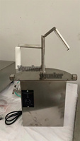 Nouvelle petite machine PLC semi-automatique haute productivité en acier inoxydable 304 pour l'injection de pâte à pain, beignets, chocolat, confiture, gâteaux et crème glacée