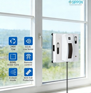 <span class=keywords><strong>Robot</strong></span> nettoyeur de vitres électrique automatique SIPPON, <span class=keywords><strong>robot</strong></span> <span class=keywords><strong>lave</strong></span>-vitres automatique rechargeable pour intérieur avec pulvérisation ultrasonique - Product Image 4