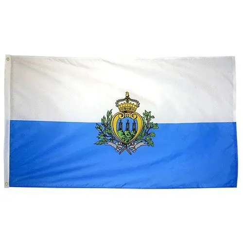 Готов к отправке Навальный запас 100% полиэстер Глобальный все страны Сан-Марино национальный флаг 3x5 баннер