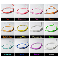 Bande lumineuse LED néon flexible en silicone de 6 mm, 100 m/rouleau, découpable, 12 V, pour enseignes néon, utilisation en couleur unique