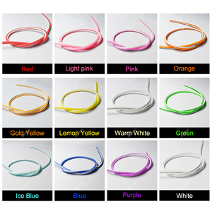 Bande lumineuse LED néon flexible en silicone de 6 mm, 100 m/rouleau, découpable, 12 V, pour enseignes néon, utilisation en <span class=keywords><strong>couleur</strong></span> unique - Product Image 4