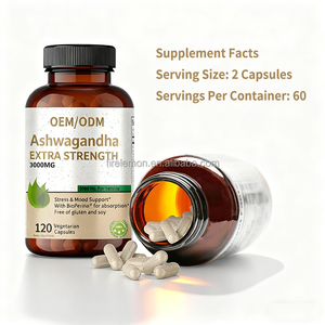 Cápsulas de Extracto de Ashwagandha Orgánica OEM ODM, Suplementos Herbales de Raíz de Ashwagandha para Adultos, Apoyo Cognitivo y de la Memoria - Product Image 4