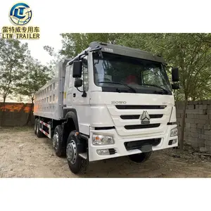 Sinotruck Xe Tải HOWO Giá Thấp Xe Tải Dumper Sử Dụng 8X4 12 Lốp Xe Tải Tipper Nặng 371HP 375HP