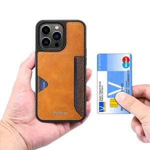Magnetic Card Slot Flip Wallet Mobile Abdeckung für iPhone 13 14 Pro Max PU Leder Handy hülle
