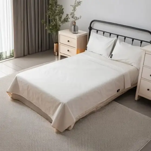 Đơn Giản Đẹp Phong Cách Bộ Đồ Giường Đặt Thoải Mái Mềm Mại 100% Bông 1-Mảnh Tấm Duy Nhất Cho Nhà Khách Sạn - Product Image 4