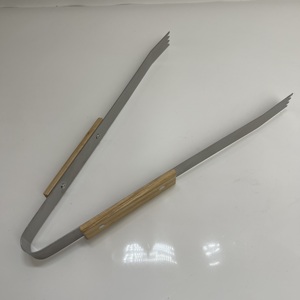 Outils de gril 3Pcs Kit d'accessoires de gril en acier inoxydable Pince Fourchette Spatule Top <span class=keywords><strong>Chef</strong></span> Meilleur BBQ Extérieur <span class=keywords><strong>Barbecue</strong></span> Camping Party - Product Image 4