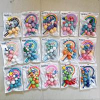 26-teiliges Set Künstliche Bälle Kuchendekoration Weiche Gummi-Regenbogen-Schaumstoffbälle für Weihnachten Hochzeit Geburtstag Party Tortendekoration Zubehör