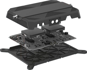 คอมพิวเตอร์ AI 64G พร้อม Dual AGX Orin 32G ระบายความร้อนด้วยน้ำ สำหรับอุตสาหกรรม  ฝังตัวในระบบ 550 TOPS พร้อมใช้งาน  เซิร์ฟเวอร์ R600 คอมพิวเตอร์ R600 - Product Image 3