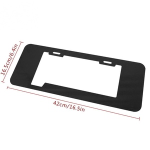 Wholesale New Style South America Peru License Plate Frame,<b>Plastic</b> License Plate Frame Supports Custom LOGO Processing - Product Image 2