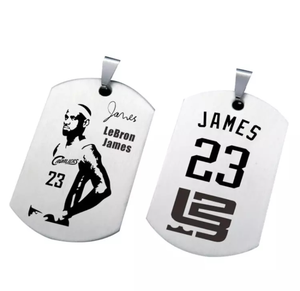Collier pendentif personnalisé avec design de superstar du basket-ball pour <span class=keywords><strong>Kobe</strong></span> <span class=keywords><strong>Bryant</strong></span> - Product Image 2