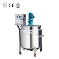 Réservoir mélangeur de savon liquide en acier inoxydable de capacité personnalisée réservoir d'agitation avec contrôle automatisé