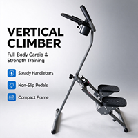 Mini stepper de gym à domicile, cadre en acier, pédale antidérapante, compteur LCD, équipement de fitness pour les jambes et les fessiers, portable, faible MOQ, OEM