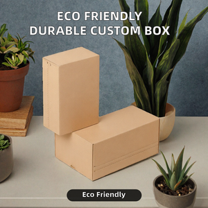 Caja de Cartón Plegable de Papel Kraft Personalizada, Embalaje para Regalos con Impresión de Logotipo - Product Image 2
