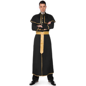 Costume <span class=keywords><strong>da</strong></span> pastore sacerdote adulto Costume <span class=keywords><strong>da</strong></span> uomo donna Nun Role Play costumi <span class=keywords><strong>Sexy</strong></span> uniforme Fancy Halloween Party Dress - Product Image 4