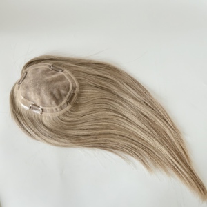 5.5*6.5 Mono Womens Hairpieces Real Hair Wigs for Thinning Hair Female <b>Toupee</b> for Women Natural Color 130% Density #FF - Product Image 3