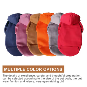 ملابس الكلاب الدافئة الحيوانات الأليفة مخصصة ملابس الحيوانات الأليفة هوديي معطف الكلب سترة - Product Image 5