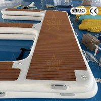 PVC gonflable de qualité supérieure, robuste, sûr, modulaire, pliable, portable, antidérapant, imperméable, résistant à l'usure, épaissi, durable pour l'extérieur