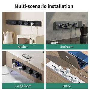 Enchufe LED negro de 5 pines Pano.V SNI China HK, hecho de material de cobre de calidad, proporciona una conexión fuerte y duradera. - Product Image 4