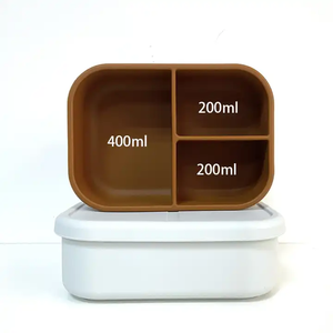 Hot Selling BPA Free Silicone Custom Tableware Lunch <strong>Box</strong> Kids Food <strong>Bento</strong> Lunch Storage <strong>Box</strong> Silicone Lunch <strong>Box</strong> Kids - Product Image 2