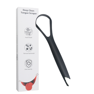 Raspador de Lengua de Acero Inoxidable Japonés de Alta Calidad, Herramienta para Eliminar Bacterias para el Cuidado Bucal, Nuevo Diseño de SERGLAB - Product Image 1