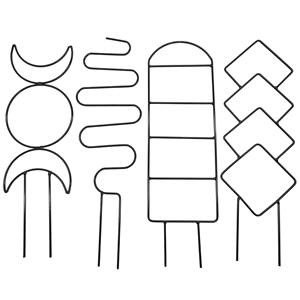 Treillis <span class=keywords><strong>métallique</strong></span> <span class=keywords><strong>pour</strong></span> plantes d'intérieur et d'extérieur, support de pot <span class=keywords><strong>pour</strong></span> fleurs, vignes et feuillage, vente en gros - Product Image 5