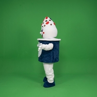 Costumes de mascotte de crème glacée personnalisés de haute qualité de la marque Blue Sky pour les expositions alimentaires