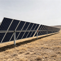 Système de suivi solaire horizontal intelligent à axe unique de haute qualité 3 MW, système de suivi PV à un axe pour centrale solaire à grande échelle