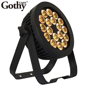 Projecteur LED plat 18x10W blanc chaud, lumière de projection, contrôle DMX512, Ra90 CRI, IP20, utilisation en intérieur pour les concerts, les théâtres - Product Image 4