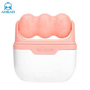 Mini ice globe lip roller ice cube skin rullo facciale stampo a forma di v in silicone doppia testa per il gonfiore degli occhi etichetta privata - Product Image 3