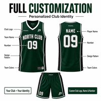 Ensemble uniforme personnalisé de maillots et shorts sublimés pour clubs de basketball, idéal pour les ligues communautaires semi-professionnelles et les équipes d'entraînement amateur du Royaume-Uni