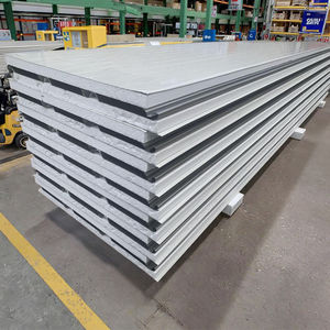 工場価格 倉庫用断熱 EPS サンドイッチパネル ルーフパネル 金属 CE モダン カラー鋼板 オフホワイト/グリーン/RAL 塗装済み - Product Image 3