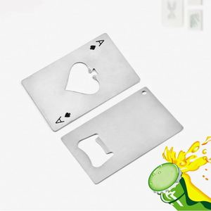 Destapador de Botellas de Metal con Logotipo Personalizado, Regalo para Bartender, Tarjeta de Visita de Acero Inoxidable, 85x54mm - Product Image 1