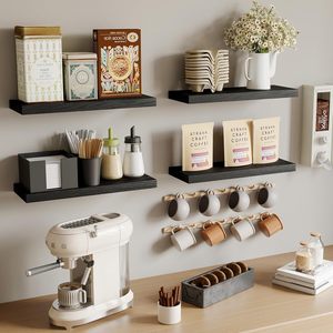 Passing On <b>The</b> <b>Kingdom</b> Wooden Wall Shelf Rustic Style 4854112 Durable Storage Rack For Bathroom Kitchen Living Room - Product Image 2