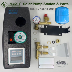 Haut Intelligent contrôleur de chauffage de l'eau vase d'expansion soupape de sécurité Singal <span class=keywords><strong>Wilo</strong></span> Station de pompe à eau système de collecteur de panneau solaire - Product Image 2