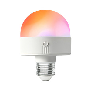 Bombilla LED recargable RGB de 5W <span class=keywords><strong>E26</strong></span> <span class=keywords><strong>E27</strong></span>, luz inteligente que cambia de color con control remoto <span class=keywords><strong>y</strong></span> gancho magnético para decoración del hogar - Product Image 1