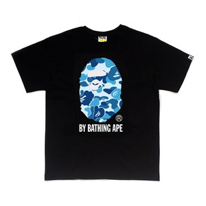 เสื้อยืดผู้ชาย Bathing Ape ผ้าฝ้าย 100% คอกลม แขนสั้น สตรีทแวร์ ลำลอง ทรงหลวม สีเทา สีฟ้า สีแดง สีชมพู สีกรมท่า - Product Image 6